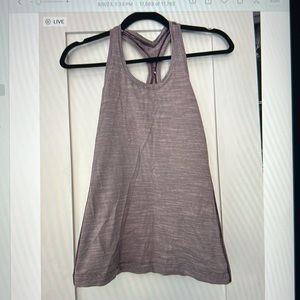 purple Lululemon tank top